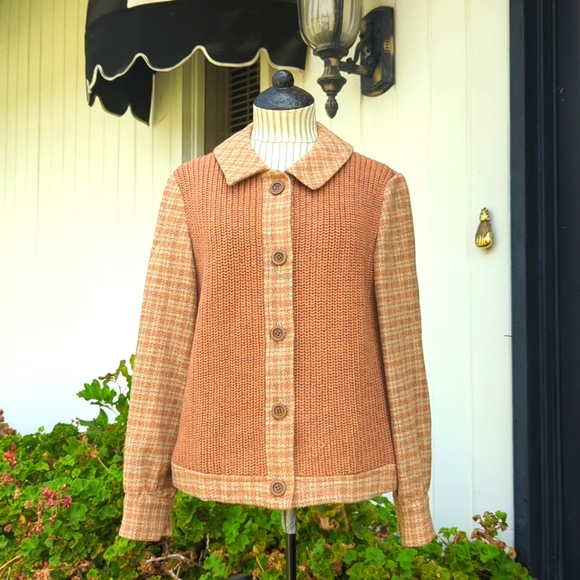 Pendleton Jackets & Blazers - 100% Wool Pendleton Fall Vintage Knit Tweed Jacket